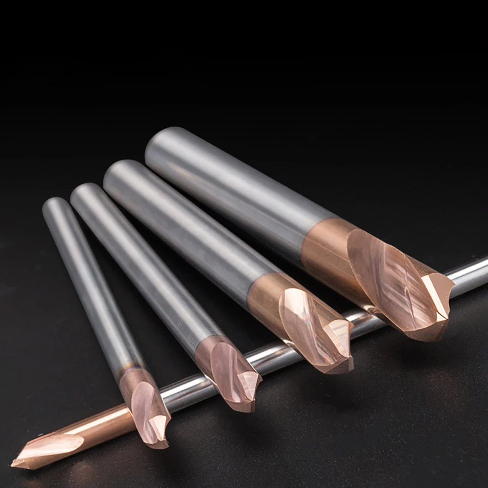 

Hard tungsten steel center drill cnc hole coating chamfer milling cutter 60 degree/90 degree aluminum metal lathe tool 1pcs