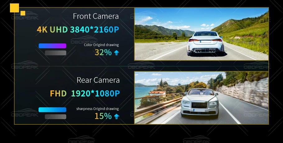 K4 11.26 Inch Carplay & Android Auto 4K 2160P Wifi Dash Cam Rearview Mirror Car