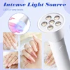 Portable Handheld UV LED Flashlight Nail Lamp 6 LED Beads Quick Dry USB Nail Dryer 18W Machine Nail Gel Dry Nail Art Tool 3