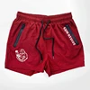 Men's Summer Printed Quick-drying Shorts With Double Side Zipper Pockets Designed For Running Basketball Training Fitness Shorts 2