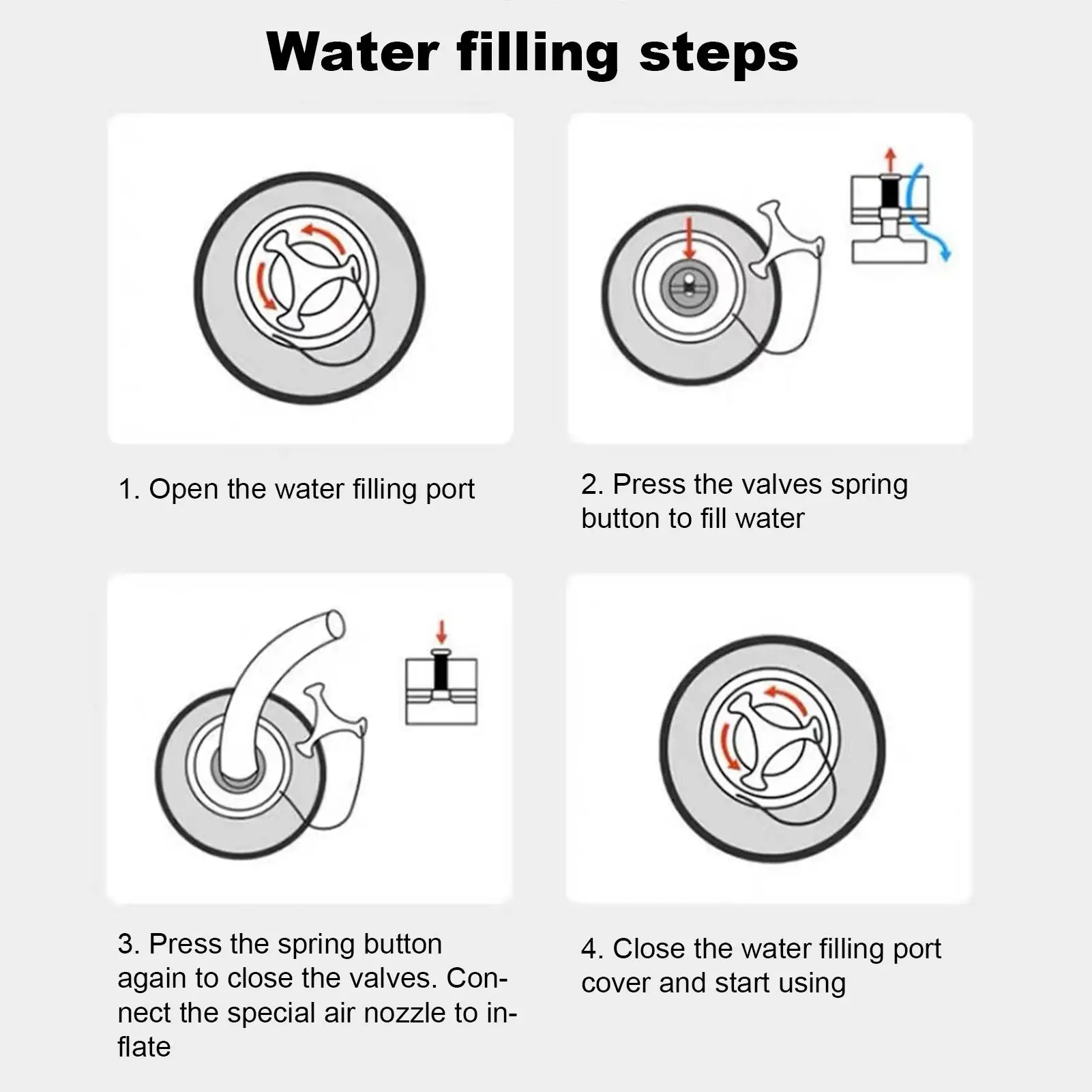 Workout Aqua Bags Adjustable Water Training Bag 15kg Adjustable Inflatable Water Power Bags for Fitness Body Building Aqua Ball