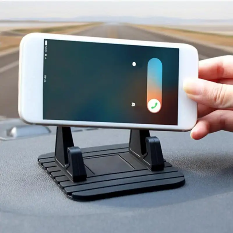 

Car Phone Holder Universal Dashboard Anti-Slip Pad Auto GPS Smartphone Support Silicone Bracket Mat Car Interior Accessories