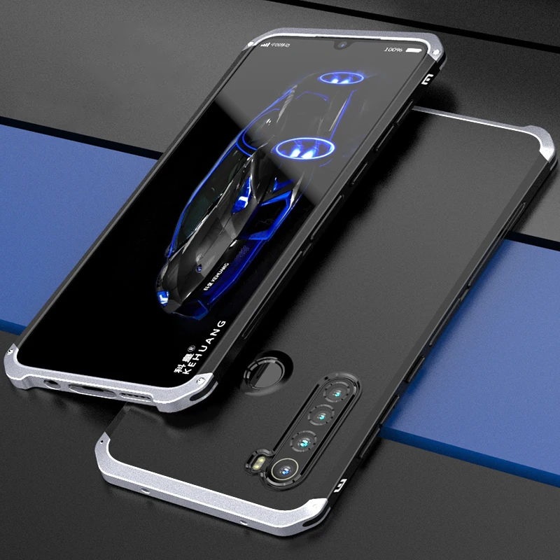 Luxury Shockproof Cases For Xiaomi Redmi Note 11 10 9 8 Pro Case Slim Hard Aluminium Hybrid Pc Cover For Redmi Note11 Note10 Pro