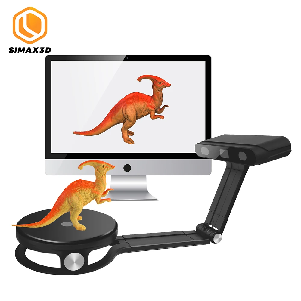 

Настольный 3d-сканер SIMAX3D, цветной, с поворотным экраном, точность 0,1 мм, скорость сканирования 6 с, фиксированный/автоматический режим сканирования, полноцветный 3d-сканер