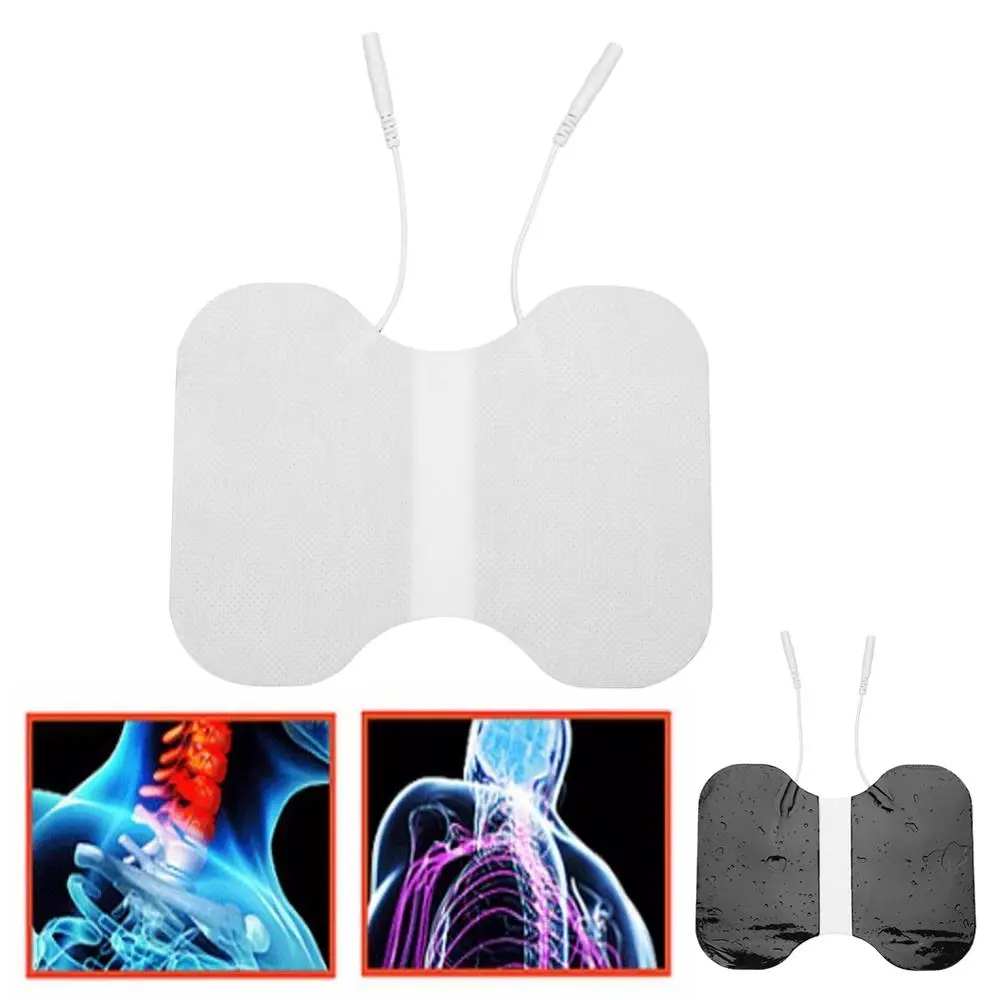 1Pcs Physiotherapy Gel Patch Back Waist Reusable Self-adhesive Electrode Pad Body Tens Acupuncture Therapy Massager Back Care