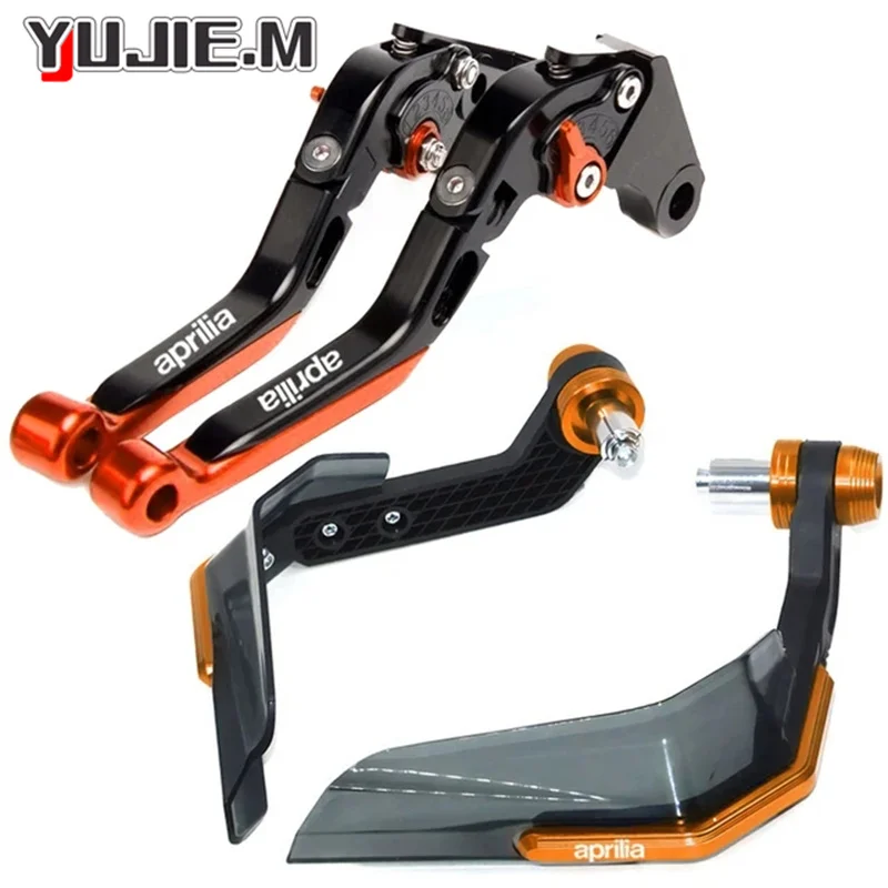 

Fit For Aprilia RS660 Tuono 660 2020-2021 Motorcycle CNC Adjustable Folding Brake Clutch Levers Windproof Handguard Hand Shield