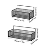 Multifunctional Bathroom Organiser Toiletries Organiser No-Punch Bathroom Shelf Bathroom Kitchen Wall Mount Storage Rack 6