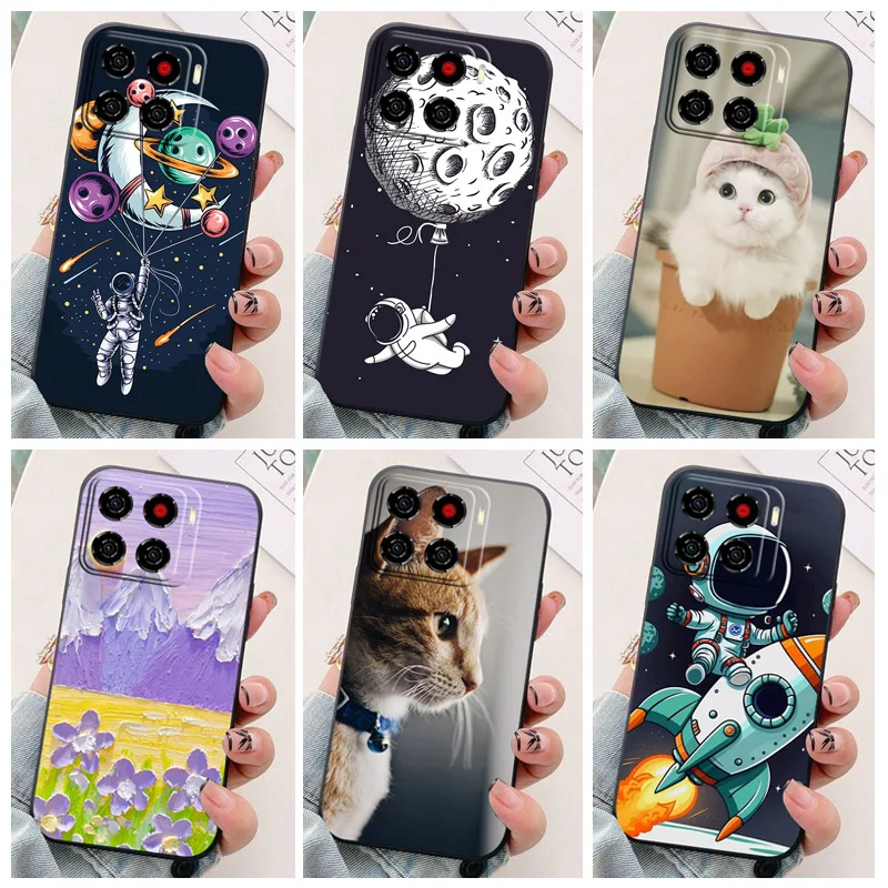 Astronaut Silicone Camera Protection Back Cover - Stylish Phone Case with Enhanced Durability