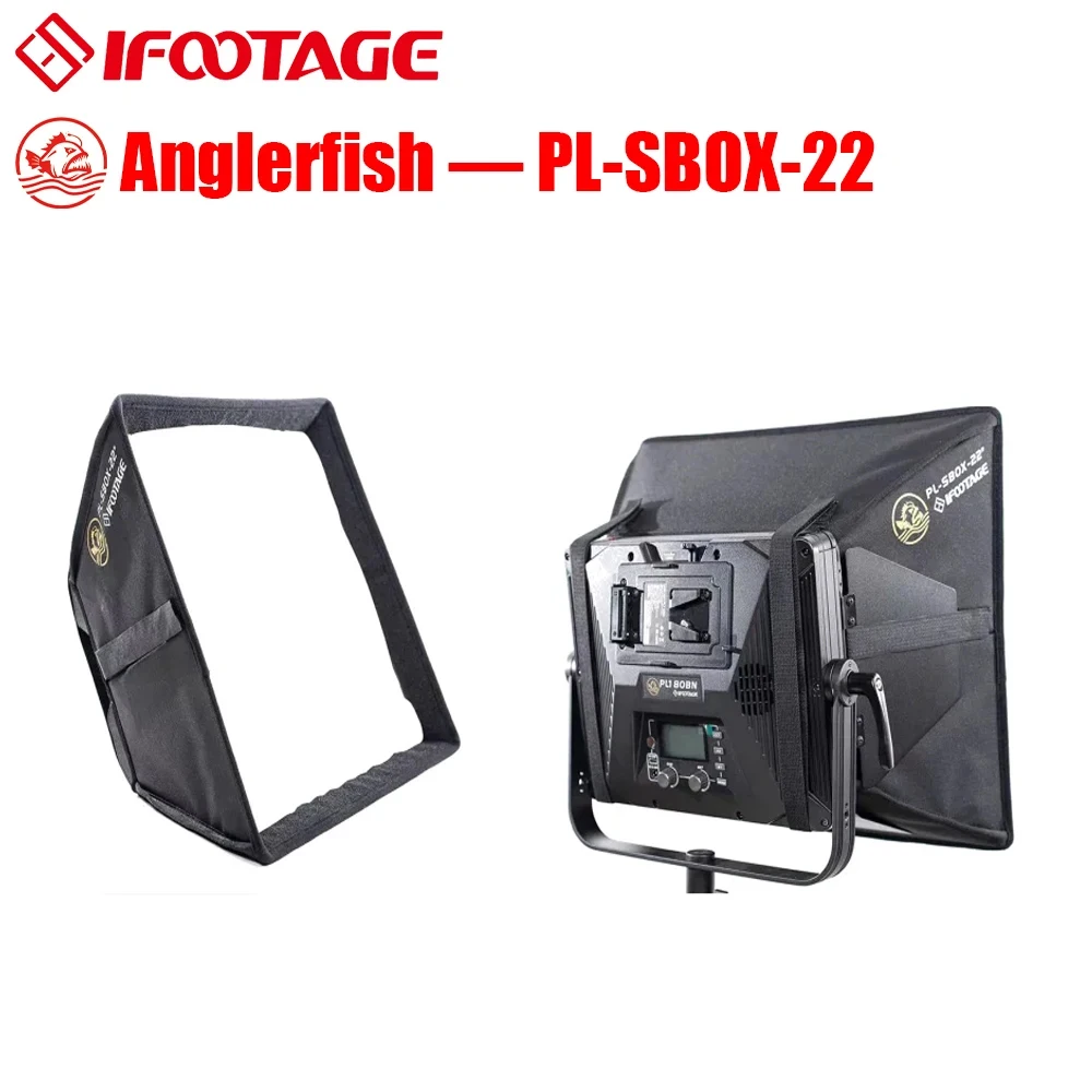ifooage-anglerfishパネル、ビデオ用ライトソフトボックス、pl1、80bn、80c