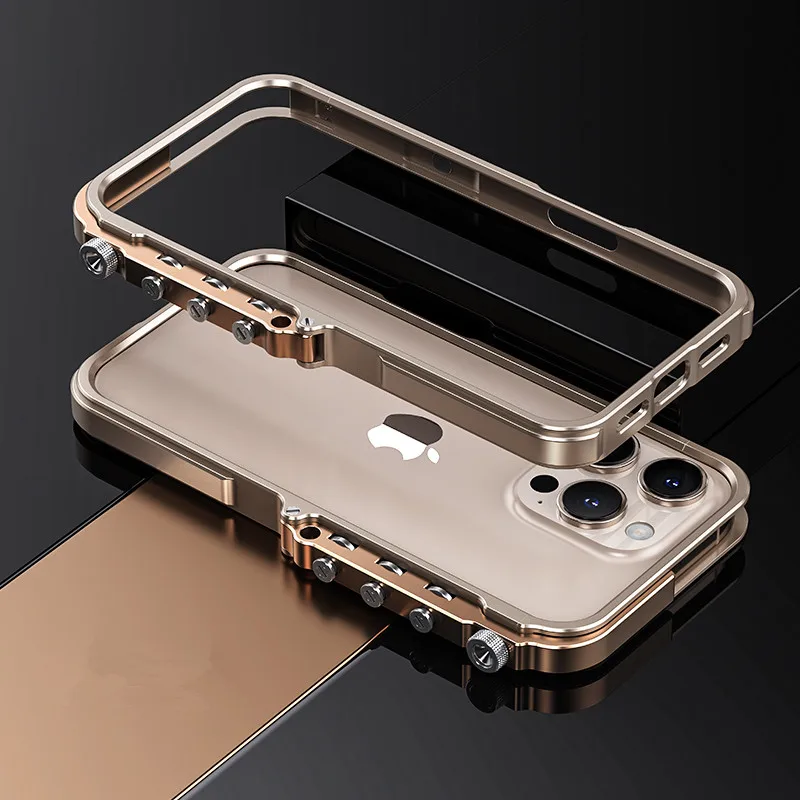 Premium Armor Aluminum Metal Bumper Frame Case - Hard Cover Accessory