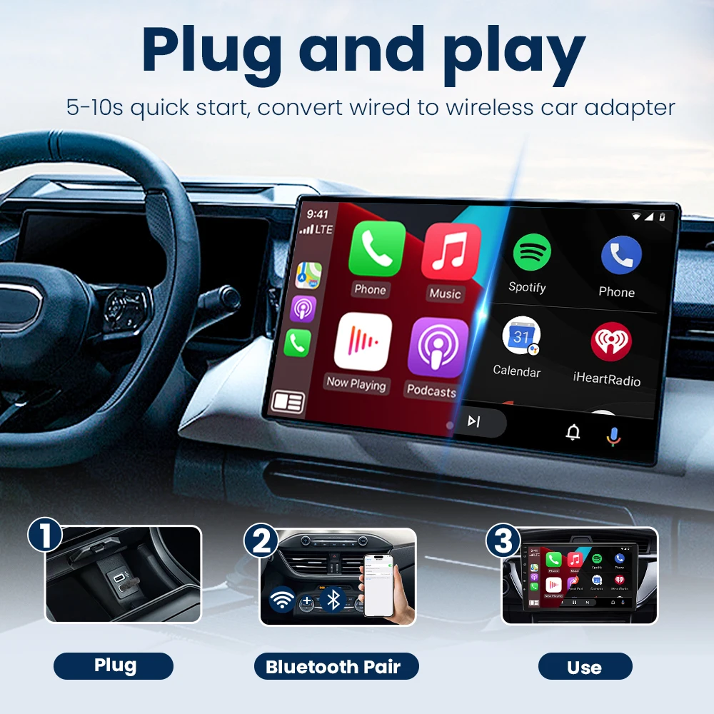  Carplay  Wireles ȵ̵ Auto 2in1 Ʈ  ÷  ÷ Fota Ʈ 5G WIFI For Audi Benz Volvo Kia Toyota