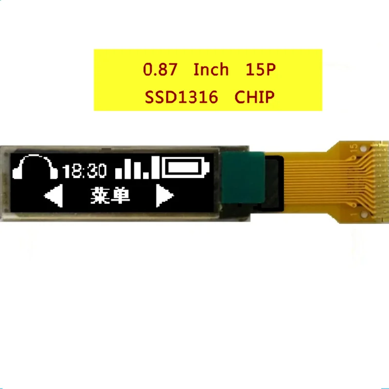 1PCS 0 87 Inch White Color 128X32 128 32 OLED Display Screen SPI Serial 1pcs-0-87-inch-white-color-128x32-128-32-oled-display-screen-spi-serial