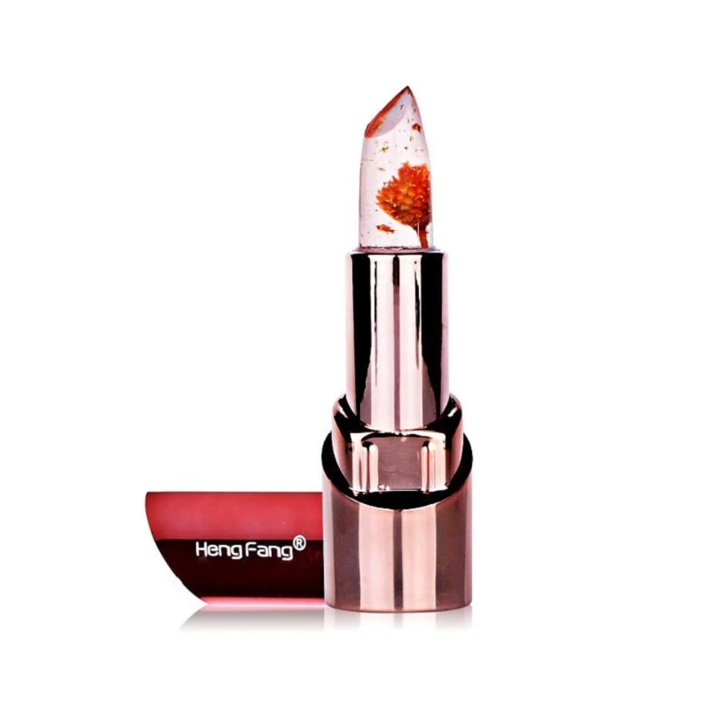 

Lipstick Flower-infused Temperature-sensitive Unique Moisturizing Beautiful Shimmering Lip Gloss Vibrant Lip Makeup Makeup