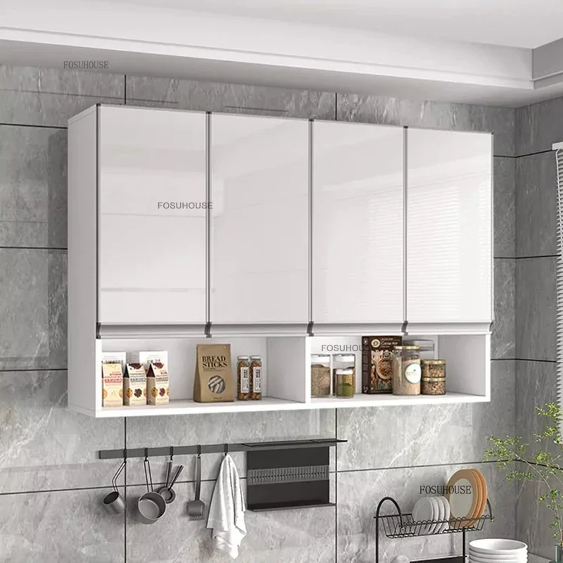 Designer Wall Mounted Kitchen Cabinets European Kitchen Furniture Home Wooden Storage Cabinet Bedroom Closet Organizer with Door 2