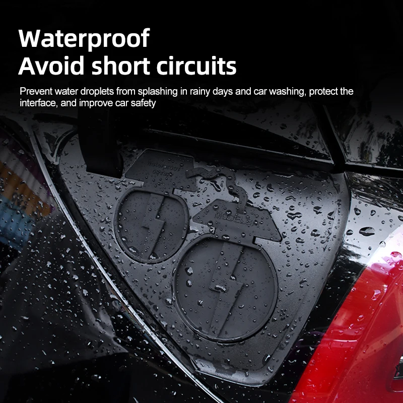 For Tesla Model Y charging port waterproof cover protective cover modely For Tesla Model 3 modified accessories