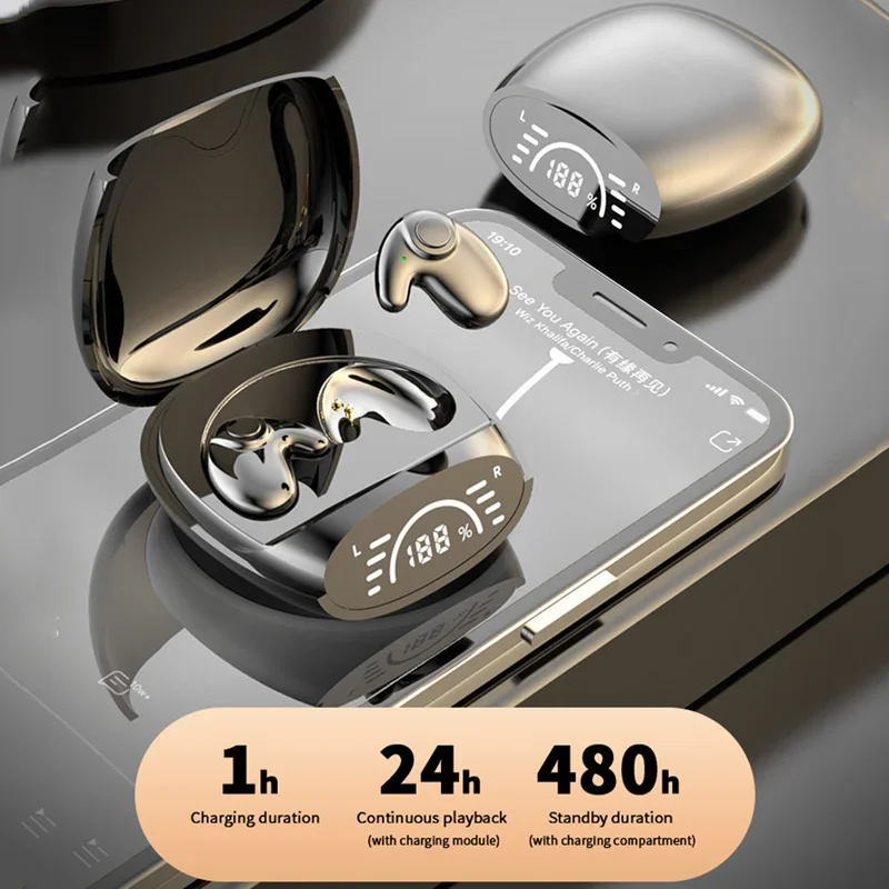 Xiaomi Sleep Invisible Earbuds Tiny Headphones Noise Cancelling Wireless Headsets Sports Stereo Bluetooth 5.3 Earphone With Mic 2