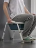 Stable Elderly Potty Chair  Nonslip, Constant Temperature Adjustable Maternity Toilet Frame, Comfortable Commode Chair 5