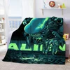 Aliens Movie Soft Throw Blanket Space Monster Printed Bedspread Sofa Couch Covers Travel Camping Blanket Children Adult Gift 2