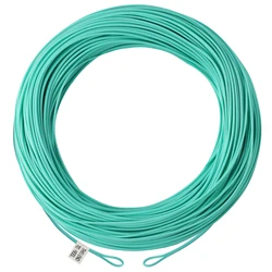Premium Weight Forward Floating Fly Fishing Line with Dual Welded Loops - 100FT - WF8F (Teal Blue)