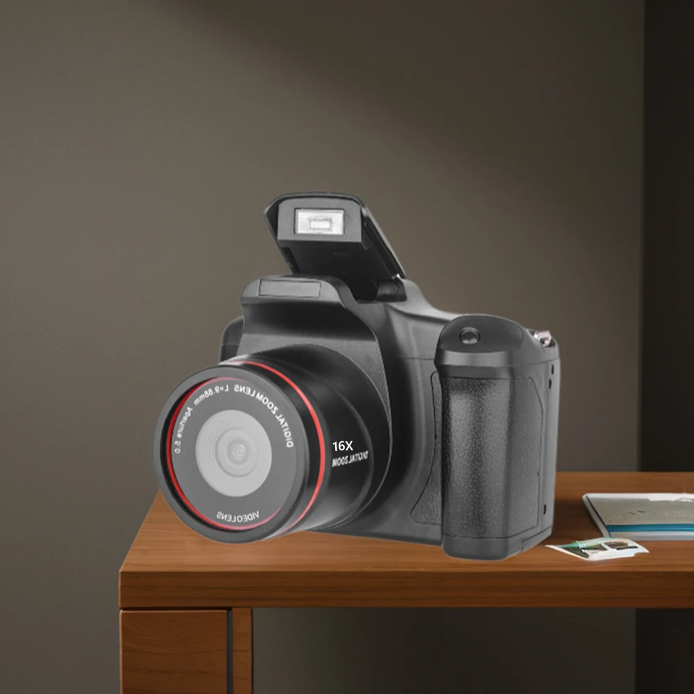 1080P 16MP 캠코더, 2.4인치 LCD 화면, 사진 및 비디오 촬영용 브이로그 카메라 비디오 레코더