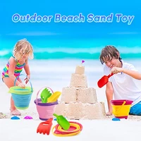 Children Beach Bucket Foldable Sand Toy Portable Play Summer Beach Water Game Telescopic Bucket Kids Toys Multi Purpose Storage 2