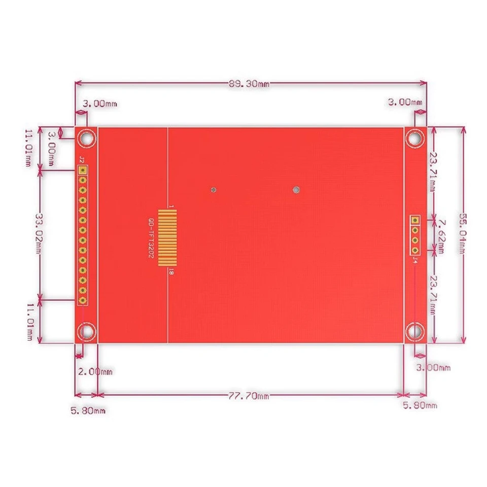 3.2 Inch SPI Serial Port LCD Screen TFT Display Screen Color Module 240*320 ILI9341 with Touch lcd display module