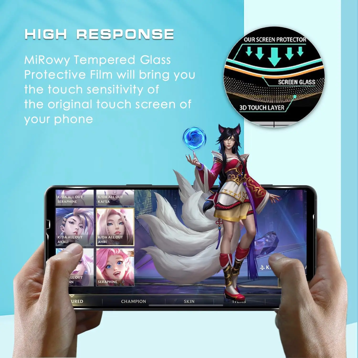 Anti-Spy Tempered Glass Privacy Screen Protector with Anti-Glare Feature