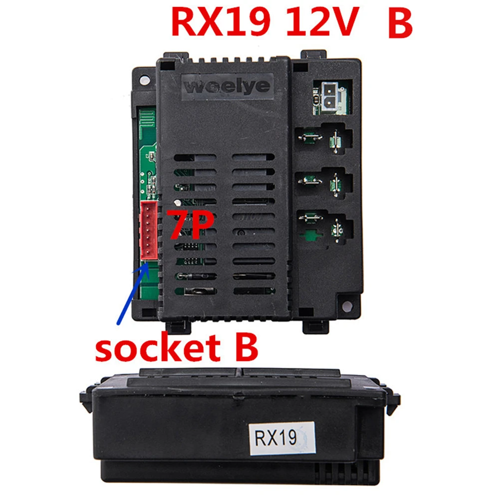 RX19 12V weelye 2.4G Bluetooth Remote Control and Receiver Accessories for Kids Powered Ride on Car Replacement Parts