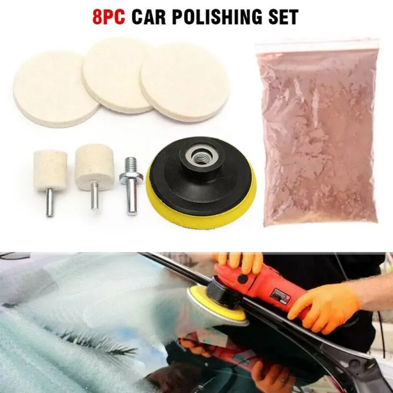 Car Glass Polishing Kit 4 OZ Cerium Oxide Powder Watch Glass Screen Windows Polishing
