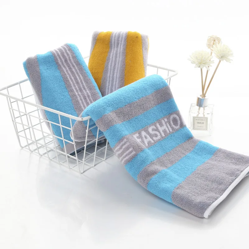 Cotton Sports Towel Quick Drying Extended Gym Fitness Swimming Towel Men's and Women's Beach Running Soft and Sweat Absorbing