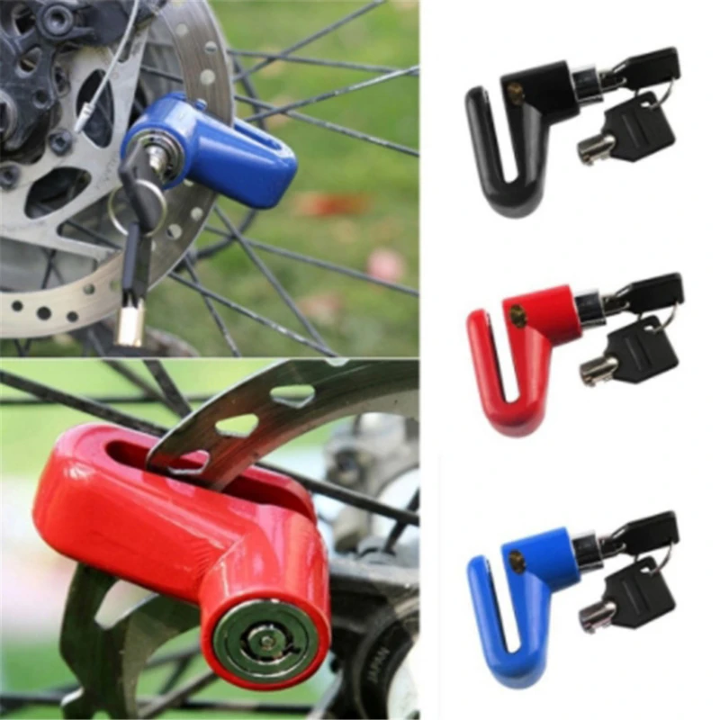 Universal Anti theft Disk Disc Brake Rotor Lock For Scooter Bike 