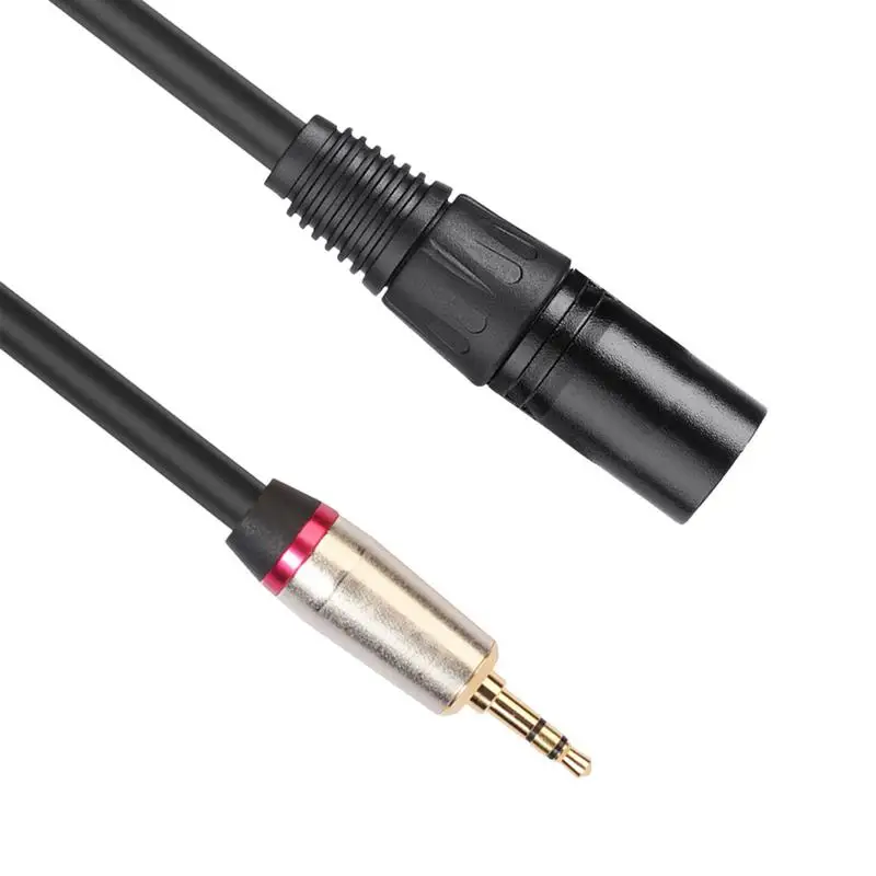 

3.5mm To XLR Male Durable 3.5mm To XLR Male Converter Audio Adapter Cable Microphone Mic Connector HIFI Shielded 3.5 To XLR Male