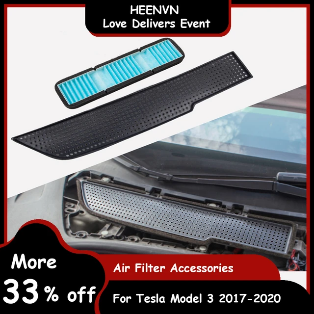 Heenvn Auto Air Flow Vent Abdeckung Trim Auto Für Tesla Modell 3