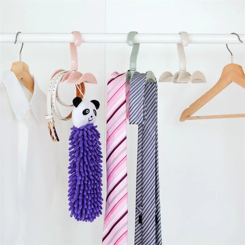 New Rotation Storage Rack Bag Scarf Wardrobe Clothing Handbag Storage Rod Hanger Hook Purse Hanging Rack Holder Hook