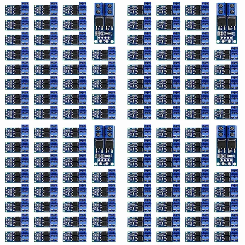 B04C-120PCS MOSFET 스위치 드라이브 모듈 DC 5V-36V 15A(최대 30A) 400W 듀얼 고전력 0-20Khz PWM DC 모터 속도 컨트롤러