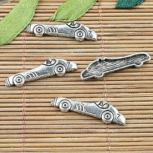 

20pcs 34x8mm Alloy metal Tibetan Silver color car design findings EF0008