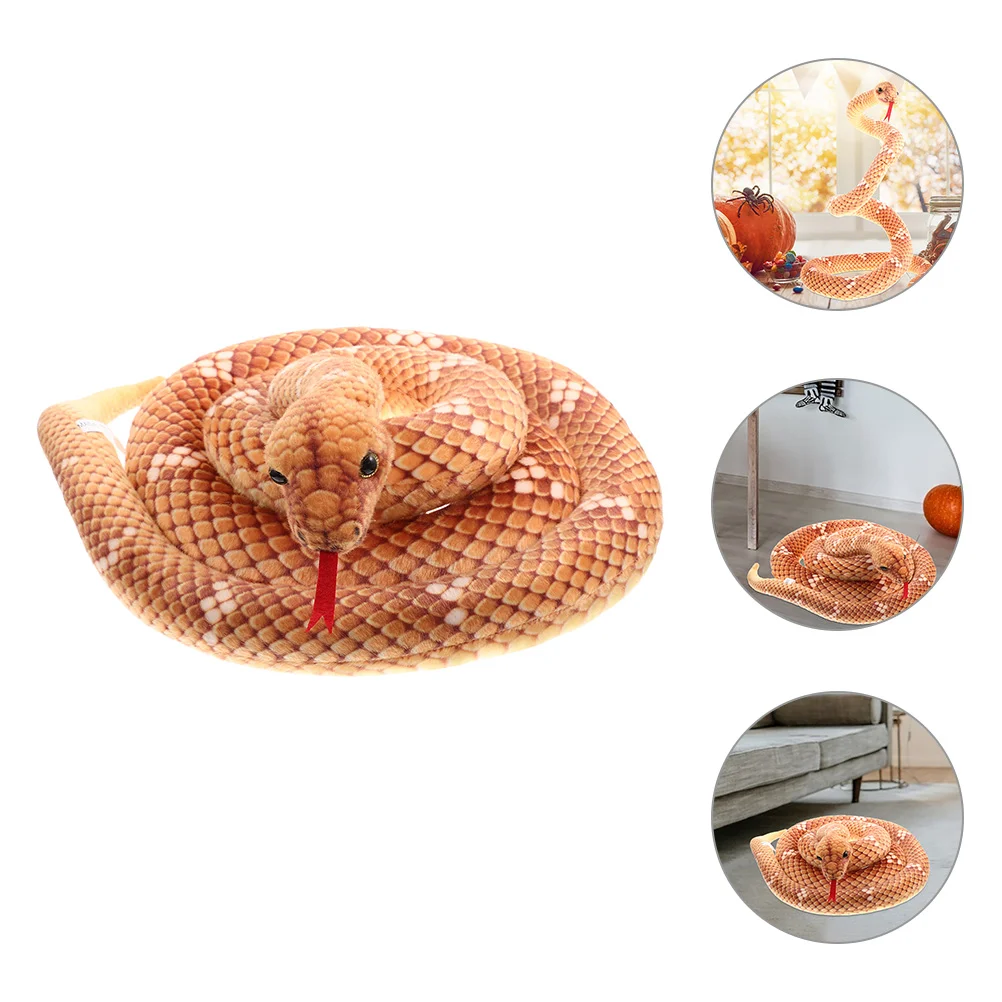 

Реалистичная игрушка-змея, плюшевое животное, игрушка-змея, игрушка-розыгрыш, мягкая игрушка-змея