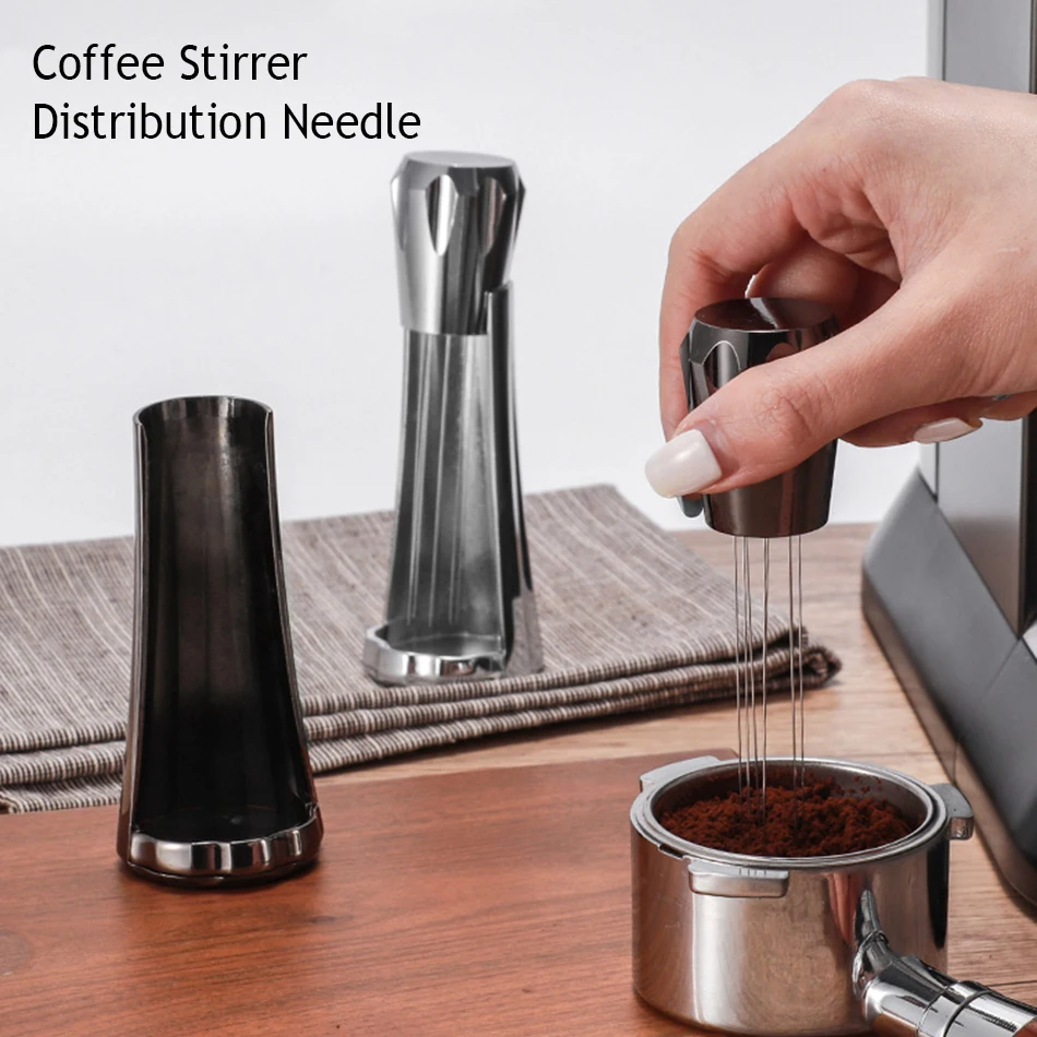 

Мешалка Для кофе эспрессо, распределительный инструмент, игла, профессиональное размешивание, распределение кофейного порошка, новейший дистрибьютор