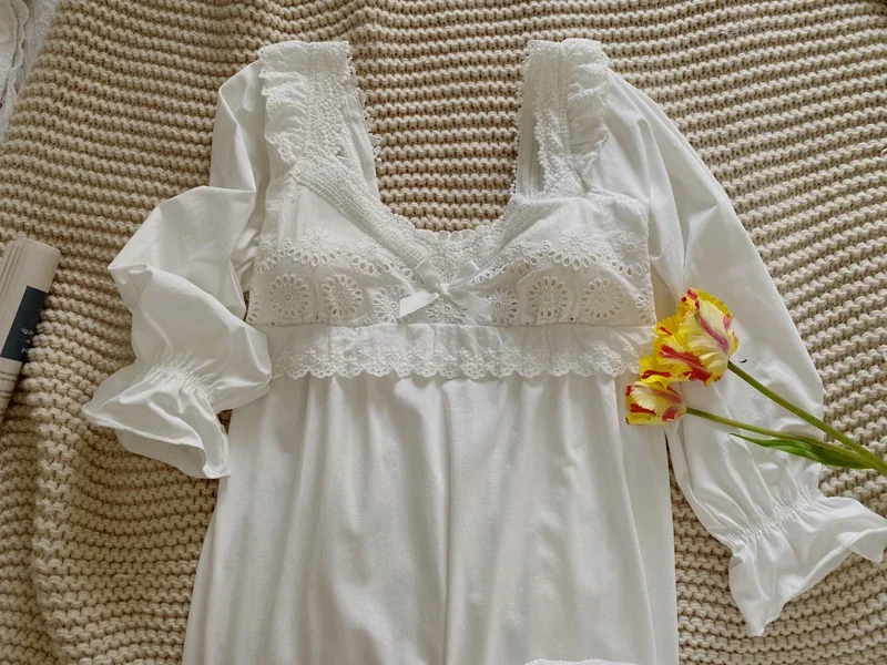 女性用フレンチスタイルのネグリジェ,プリンセスドレス
