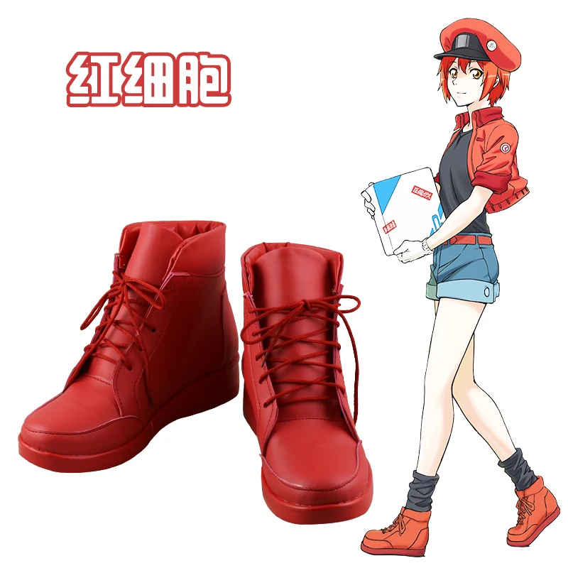 Cells at Work! Erythrocite Red Blood Cell Cosplay Costume