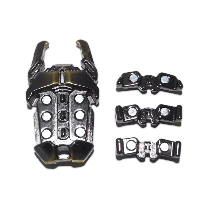 Novelty Beetle Shaped Magnetic Push Card Fidget Toy Rotating Top Compression Stress Relief Office ADHD Toy Gift