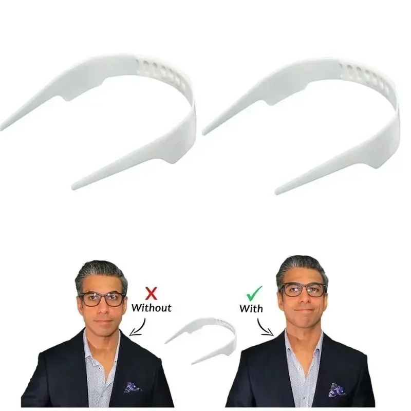 Shirt Collar Shaper Universal Shirt Collar Support T-Shirt Stand Collar Shaper Anti-roll Fixed Kit Clothes Accessory