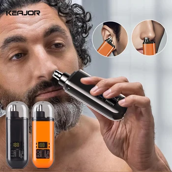 Nose Hair Trimmer Rechargeable Electric Nose Hair Remover Men Eyebrow Hair Shaving Razor Mini Pocket Portable Nose Hair Clipper 1