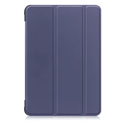 Premium Trifold Magnetic Leather Stand Cover for Fire HD 8 (12th Gen) (Blue)