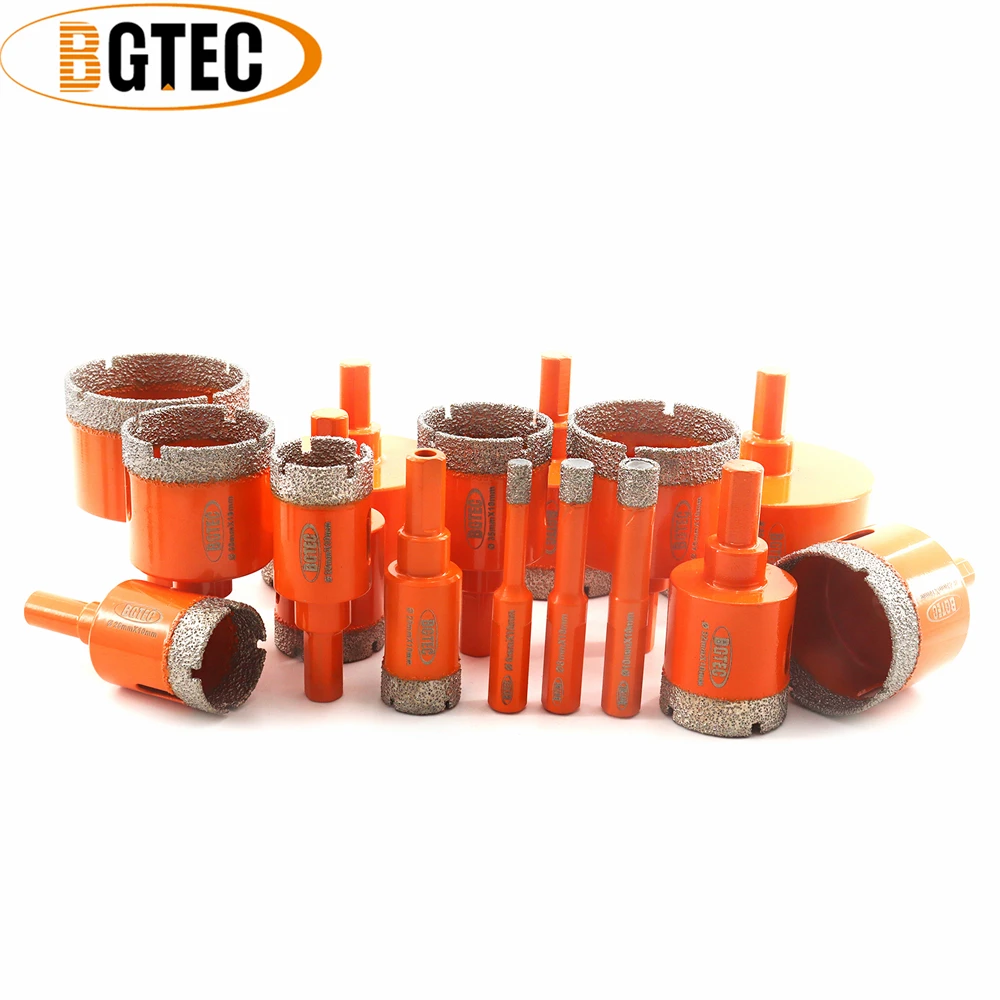 BGTEC 1pc Dia6-65mm Triangle Shank Diamond Drill Core Bits Drilling Crowns For Ceramic Tile Marble Hole Saw Masonry Drill Bits bgtec 1pc water sink dill core bits triangle shank ceramic marble granite tile countertop diamond drilling crowns dia40 45 50mm