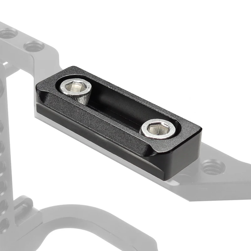 Quick Release Safety Rail Rig NATO Rail 1/4" Zoll Mount Anti-Off Top Handle Clamp Slider Adapter DSLR Kamera Cage Rig Extension – Detail 6