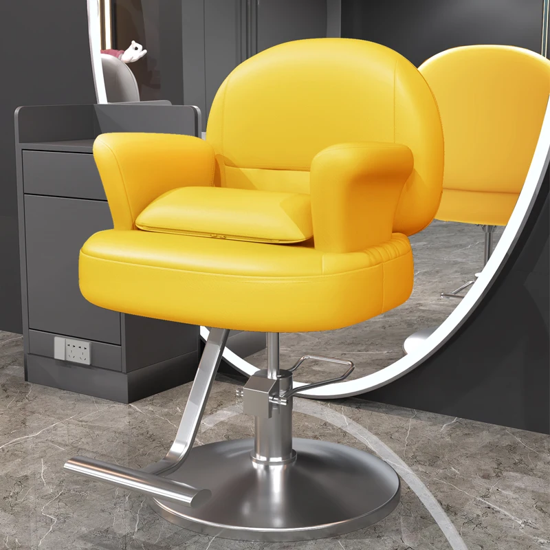 Luxury Shampoo Chair Manicure Recliner Modern Salon Chair Hair Stylist Swivel Lash Taburete Ruedas Barbershop Furniture SQC