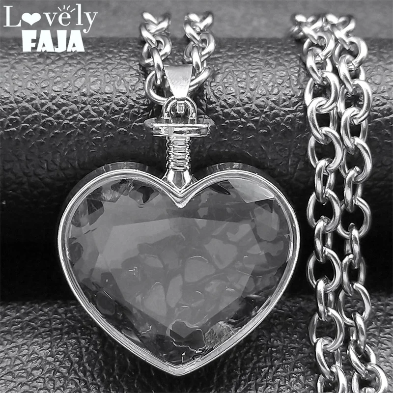 SHSEMO White Flower Heart Crystal Hanging Decor For Car Rearview Mirror – Adjustable 13.75 Inch Lanyard, Sparkling Crystal Material
