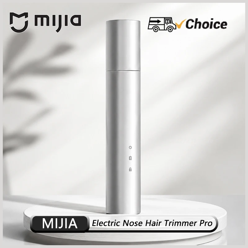 새로운 MIJIA 전기 코털 트리머 프로 휴대용 코털/귀털/눈썹 트리머 남성용 충전식 무통증 클리퍼