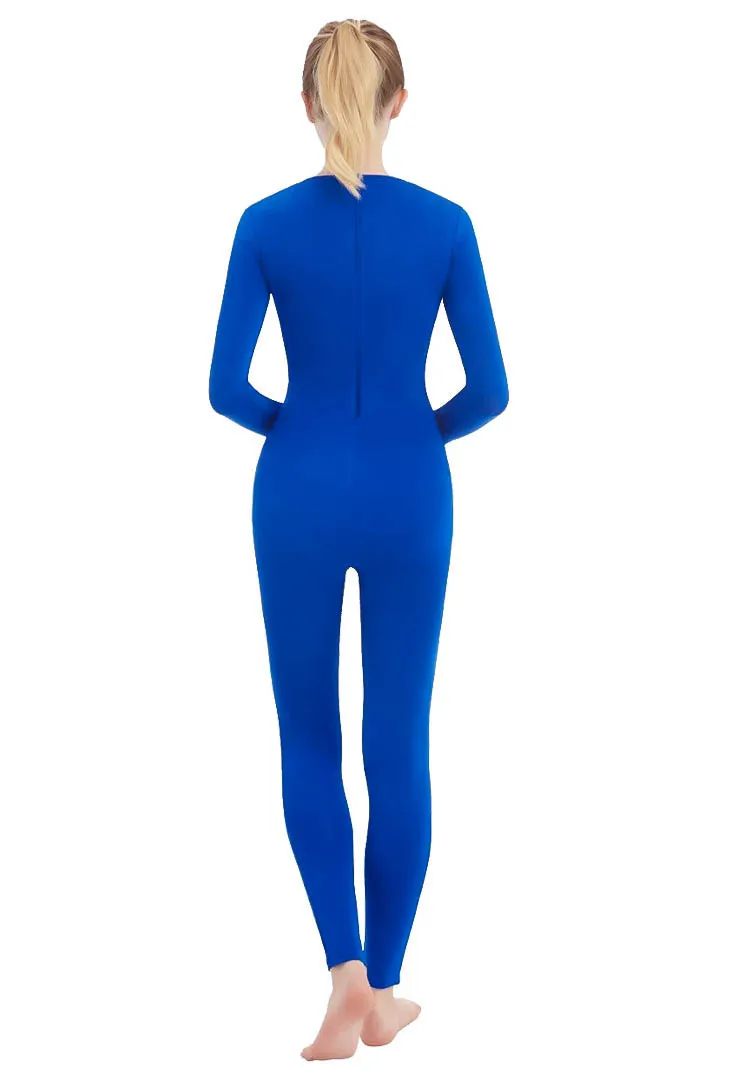 Girls Unitard Gymnastics Toddlers Back Zipper Yoga Full Bodysuit Ballet Nylon Spandex Long Sleeve One-piece Dance Suit Dancewear